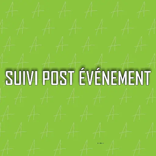 Suivi post événement